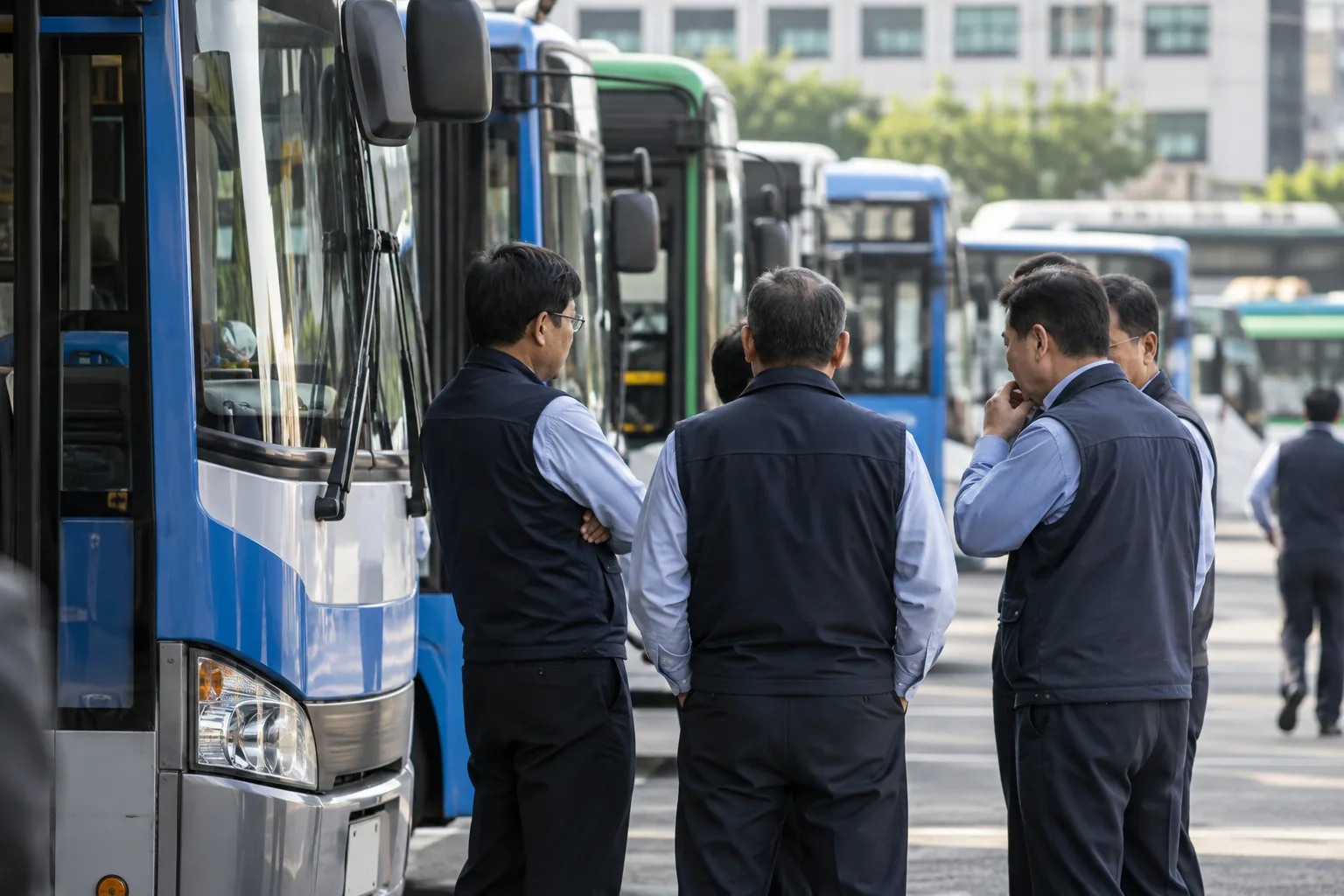 버스노사 최대 쟁점 '통상임금 산정시간'…이번엔 논의없이 종료 핵심 내용을 시각화한 이미지