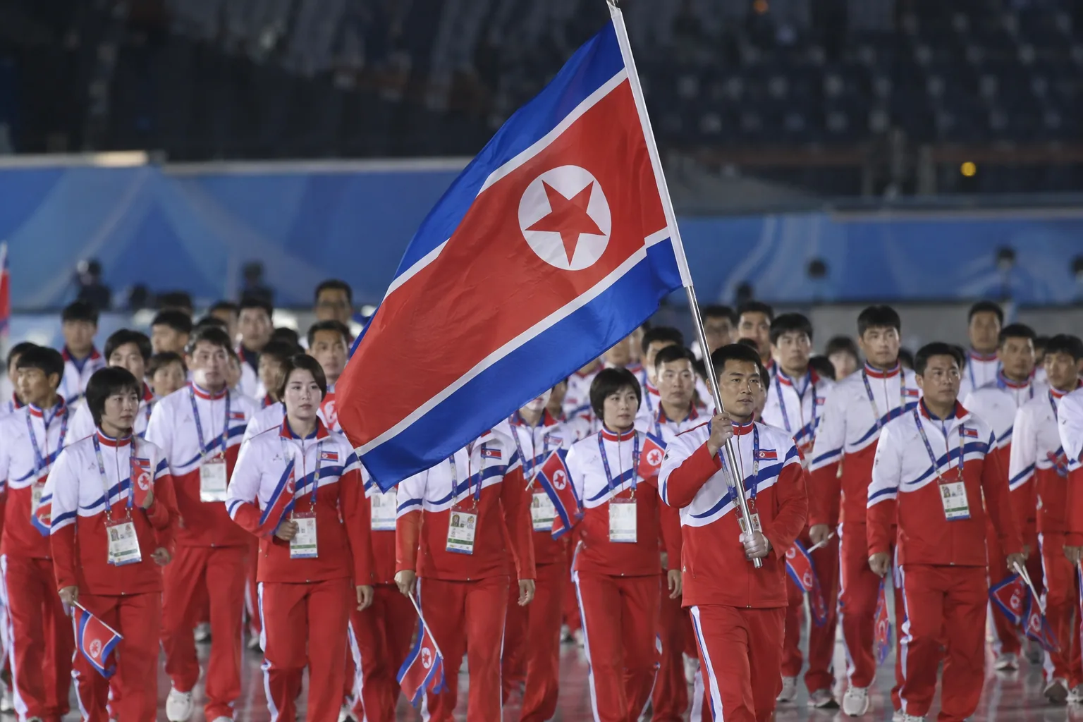 [아시안게임] 연일 日 맹비난하다 대규모 선수단 파견한 北…속내는 핵심 내용을 시각화한 이미지