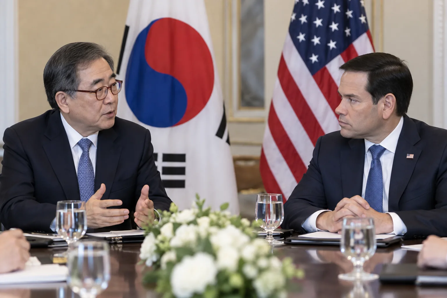 한미 외교장관 회담, 18일 미국서 개최…호르무즈 파병 논의 주목 핵심 내용을 시각화한 이미지