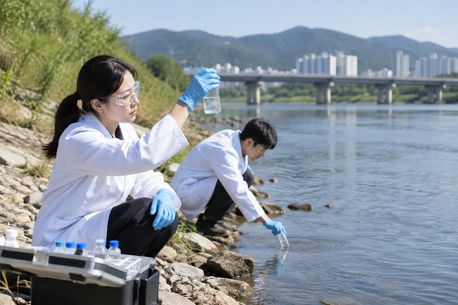 낙동강 복류수 실험, 여과량 늘려도 수질 개선 효과 유지 배경과 파장을 설명하는 이미지