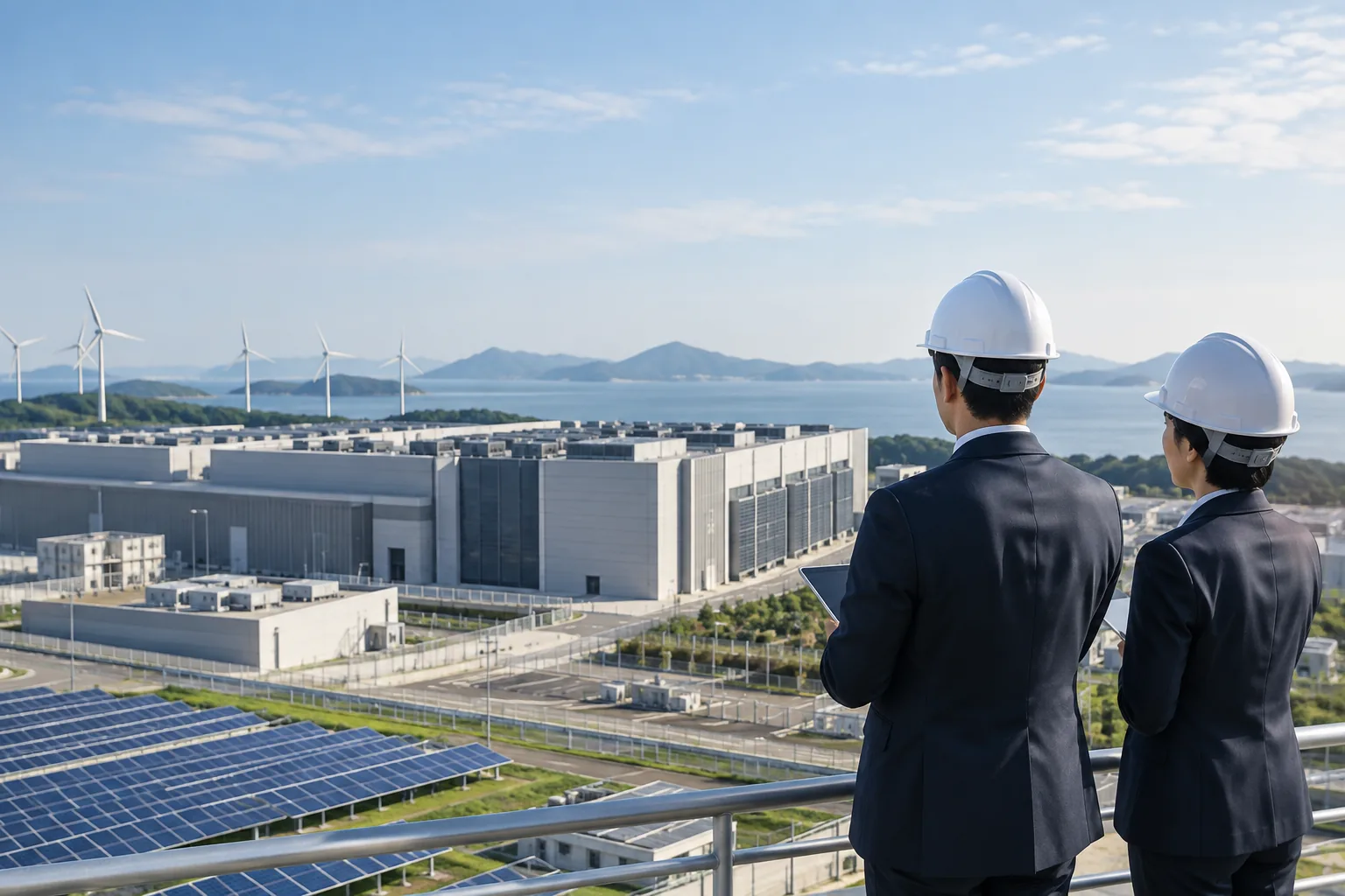 GS, 2.4GW 메가프로젝트 넘어 AI 기술 생태계 조성 나선다 핵심 내용을 시각화한 이미지