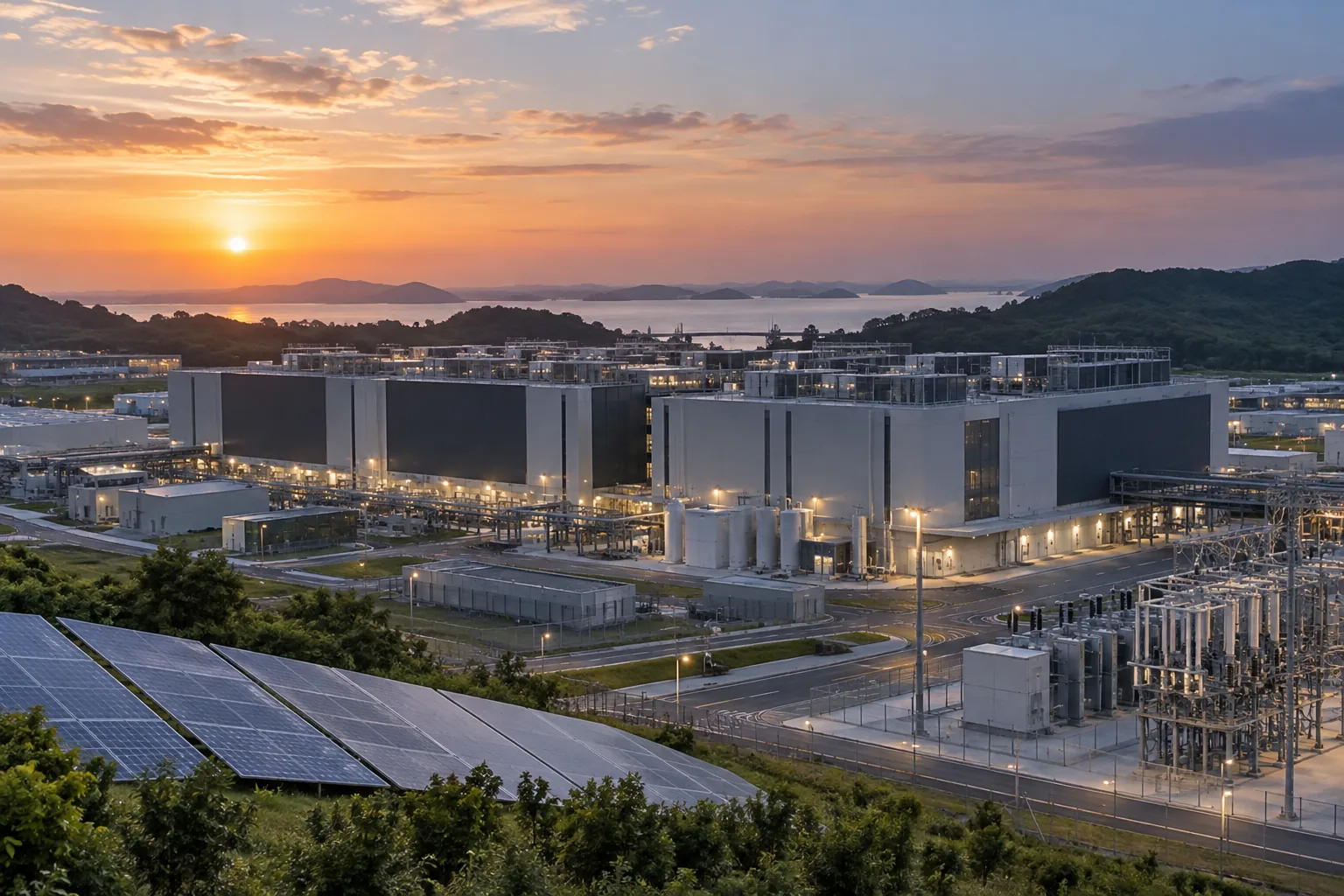GS, 2.4GW 메가프로젝트 넘어 AI 기술 생태계 조성 나선다 배경과 파장을 설명하는 이미지