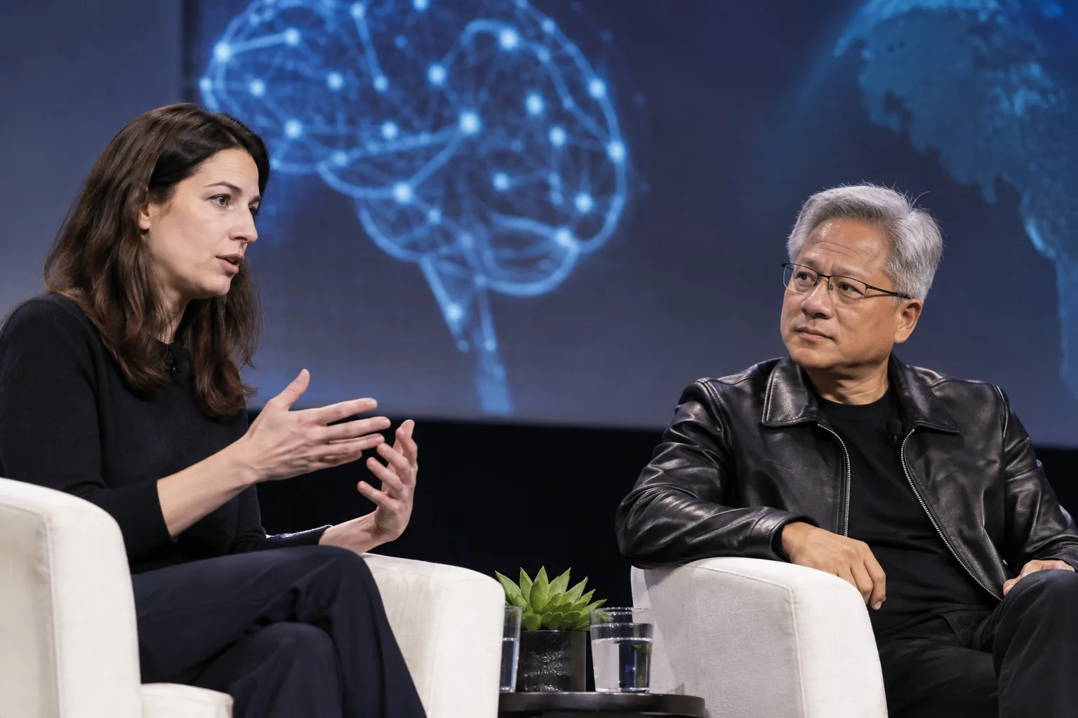 아모데이·젠슨 황, AI 안전 놓고 충돌…"3단계 안전 표준 만들자" vs "일률 규제 안돼" 배경과 파장을 설명하는 이미지