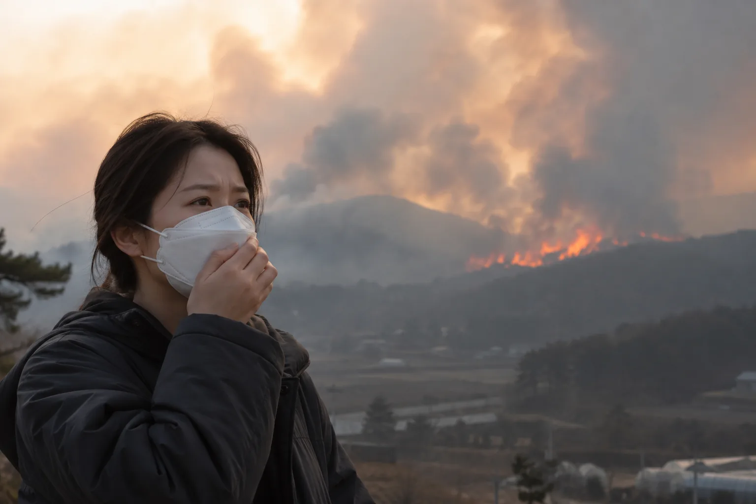 [건강포커스] "산불 연기 초미세먼지, 다른 오염원 PM2.5보다 더 해로워" 핵심 내용을 시각화한 이미지