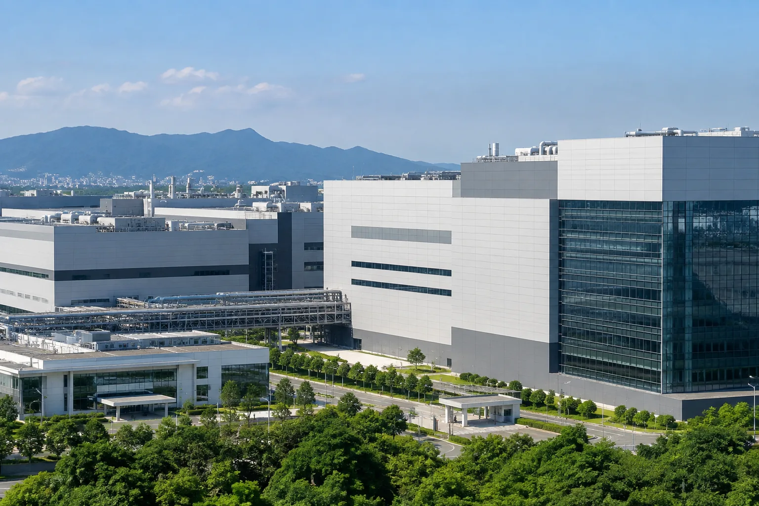 대만, TSMC '1.4나노 이하 첨단공정' 룽탄과학단지 확장3기 승인 핵심 내용을 시각화한 이미지