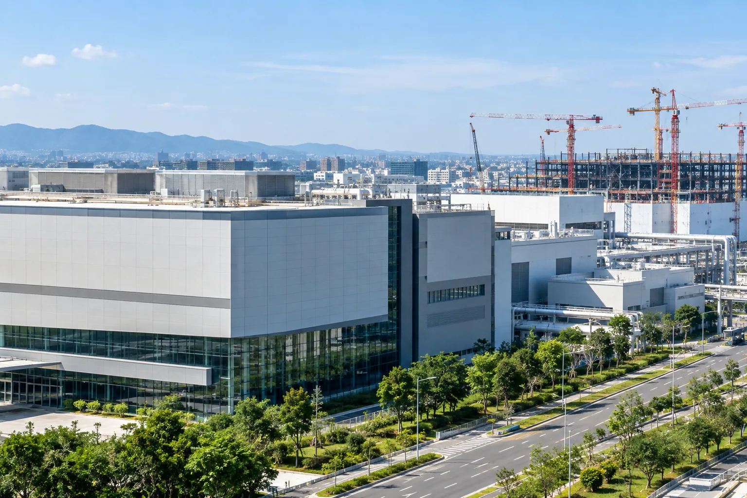 대만, TSMC '1.4나노 이하 첨단공정' 룽탄과학단지 확장3기 승인 배경과 파장을 설명하는 이미지