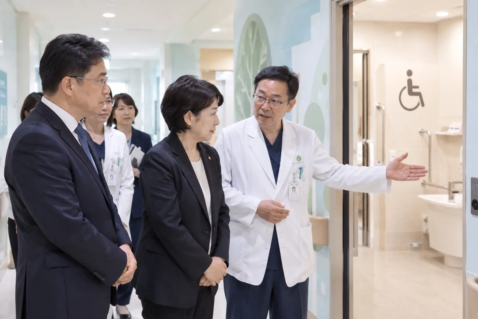 [게시판] 복지부, 이대목동병원서 장애 친화 의료 환경 점검 핵심 내용을 시각화한 이미지