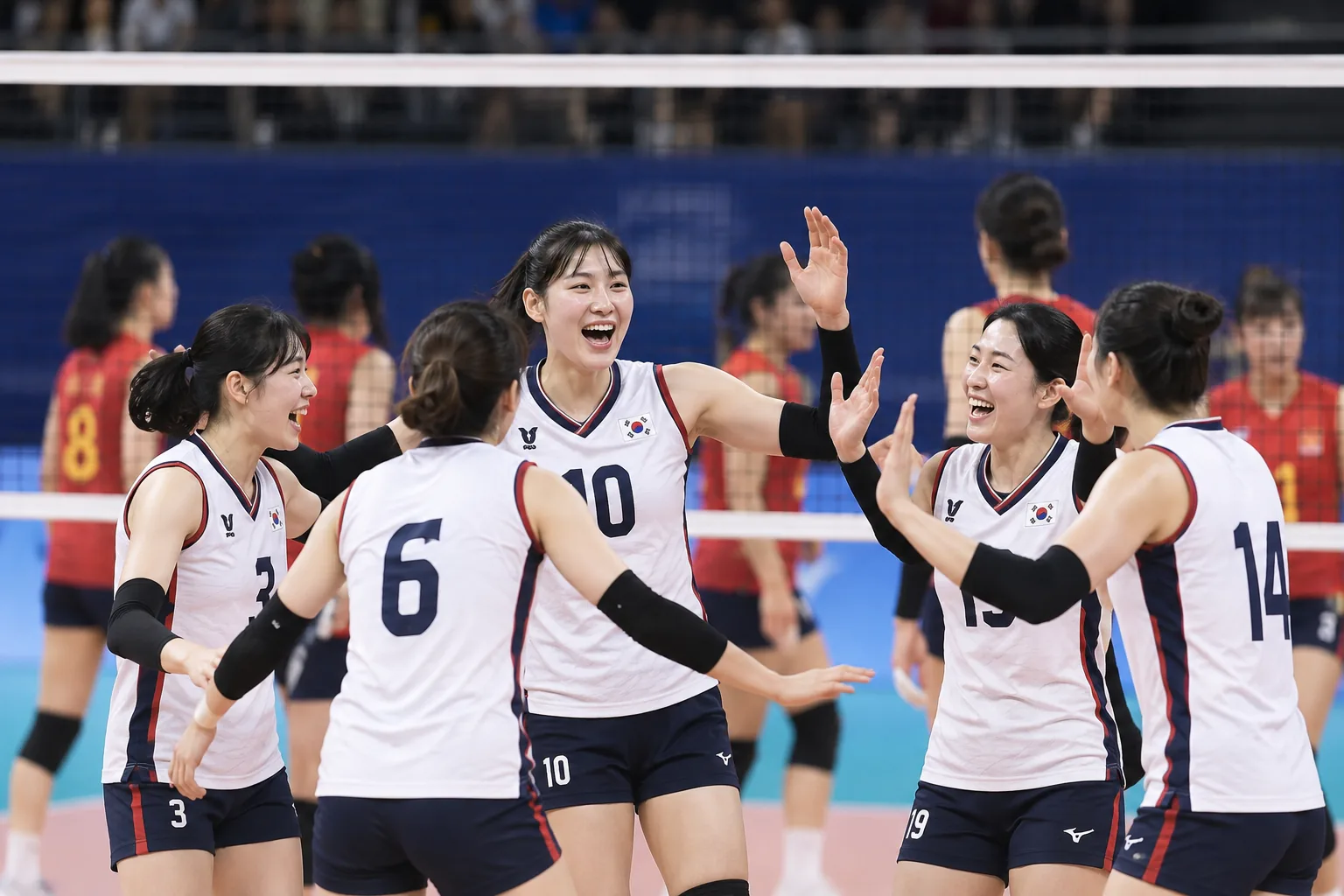 [아시안게임] 여자배구, 난적 베트남 꺾고 조 1위로 8강 진출…중국 피했다 배경과 파장을 설명하는 이미지