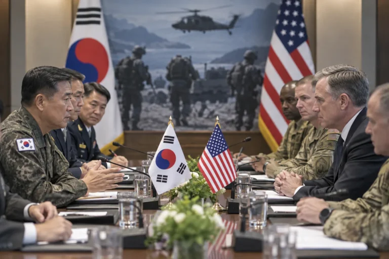 한미 국방 고위협의체 "전작권 전환 가속화 위한 협력 강화" 관련 국제 뉴스 대표 이미지