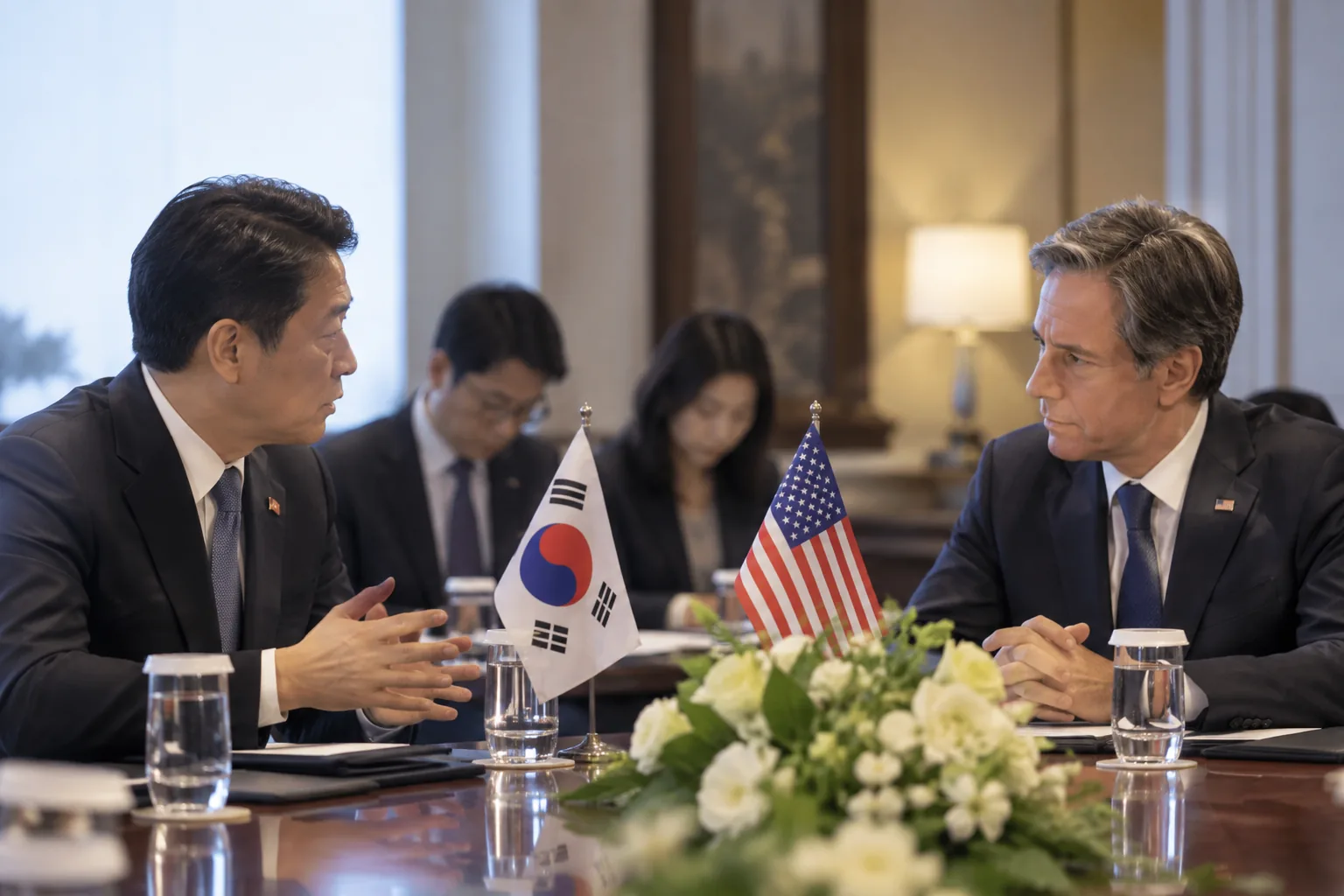 고위 당국자 “한미 회담서 파병 관련 입장 설명…美 구체적 요구 없어” 핵심 내용을 시각화한 이미지