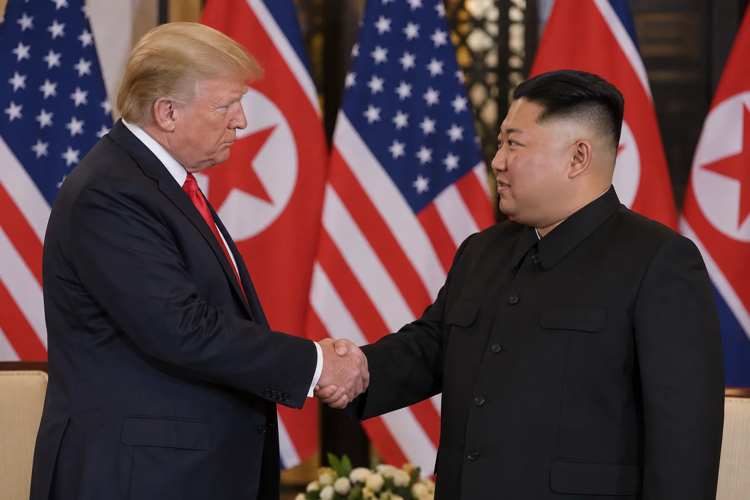 美고위당국자 "트럼프, 김정은과 전화 통화도 준비돼 있어" 배경과 파장을 설명하는 이미지