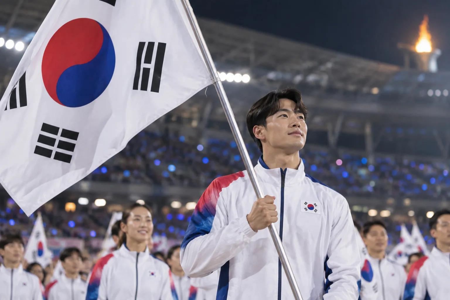 [아시안게임] 선수단 '얼굴' 된 기수 김동용 "마지막 무대, 다 쏟아붓겠다" 핵심 내용을 시각화한 이미지