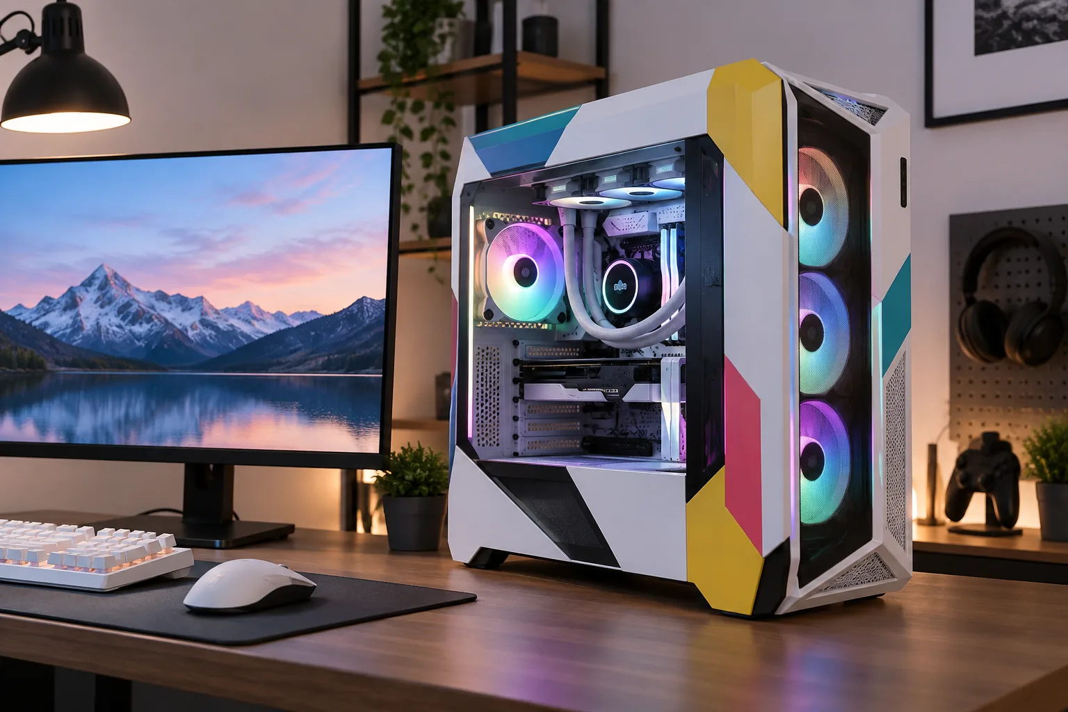 The colorful, unique Hyte X50 PC case is $50 off 배경과 파장을 설명하는 이미지