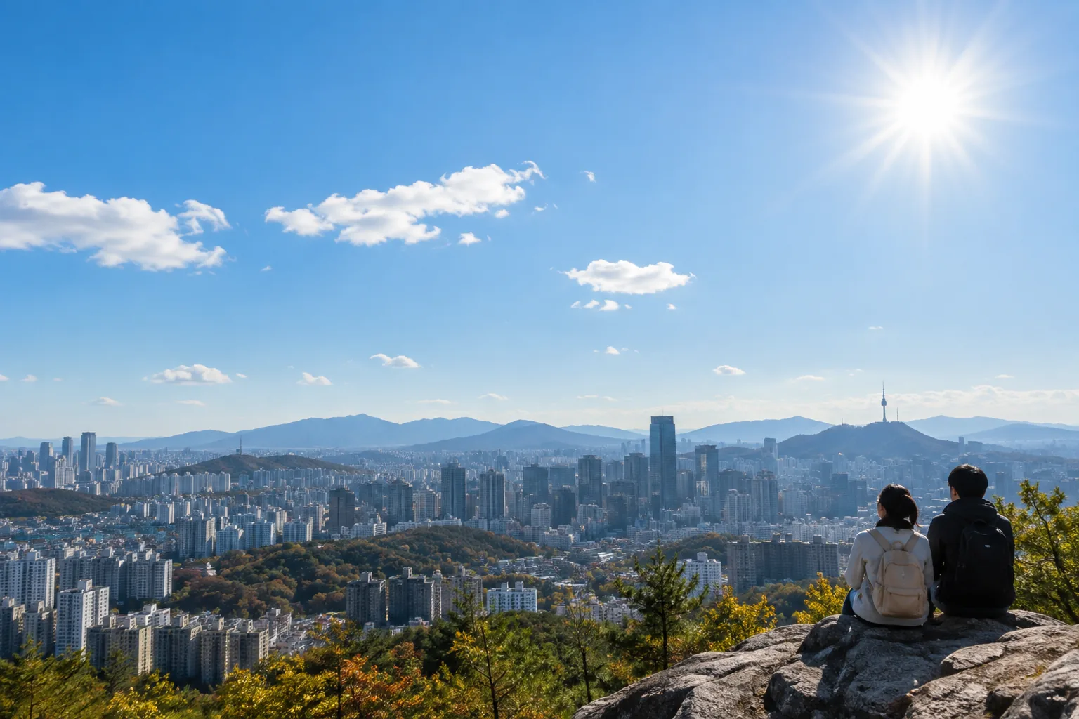 전국 맑고 쾌청한 일요일…일교차 큰 날씨 건강 유의 배경과 파장을 설명하는 이미지