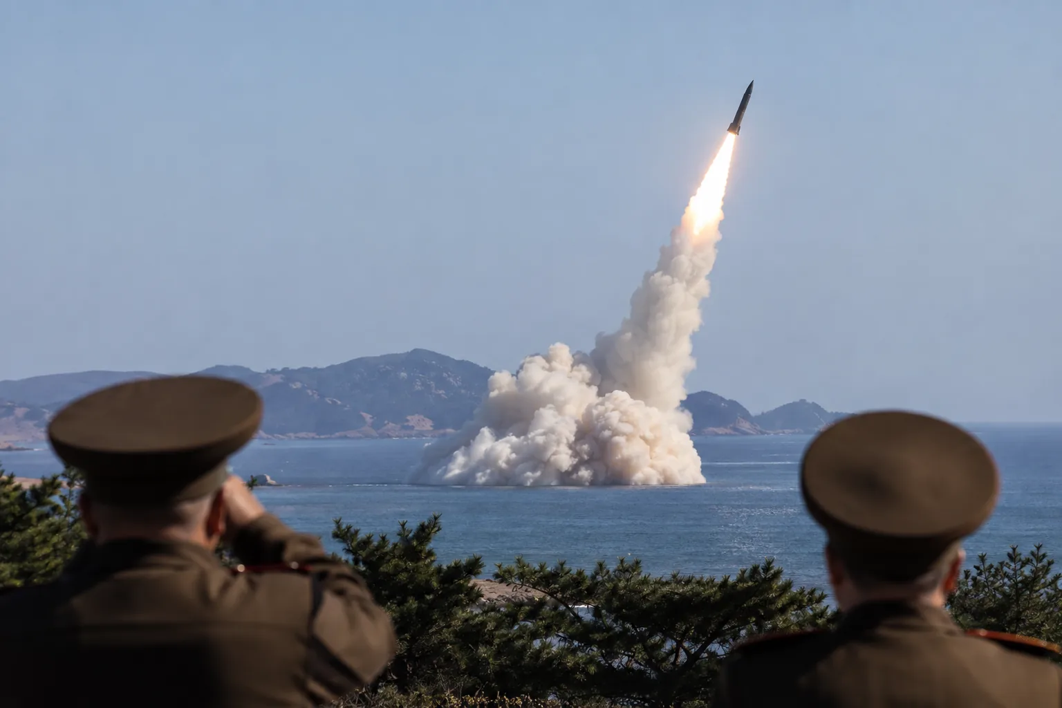 북한, 또 탄도미사일…합참 "원산서 동해상 발사해 450km 비행" 배경과 파장을 설명하는 이미지