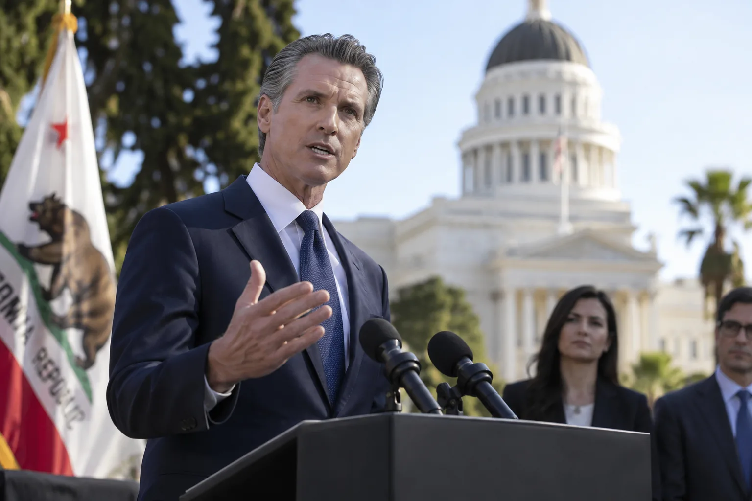 New California law will penalize influencers who don’t disclose political ads 핵심 내용을 시각화한 이미지