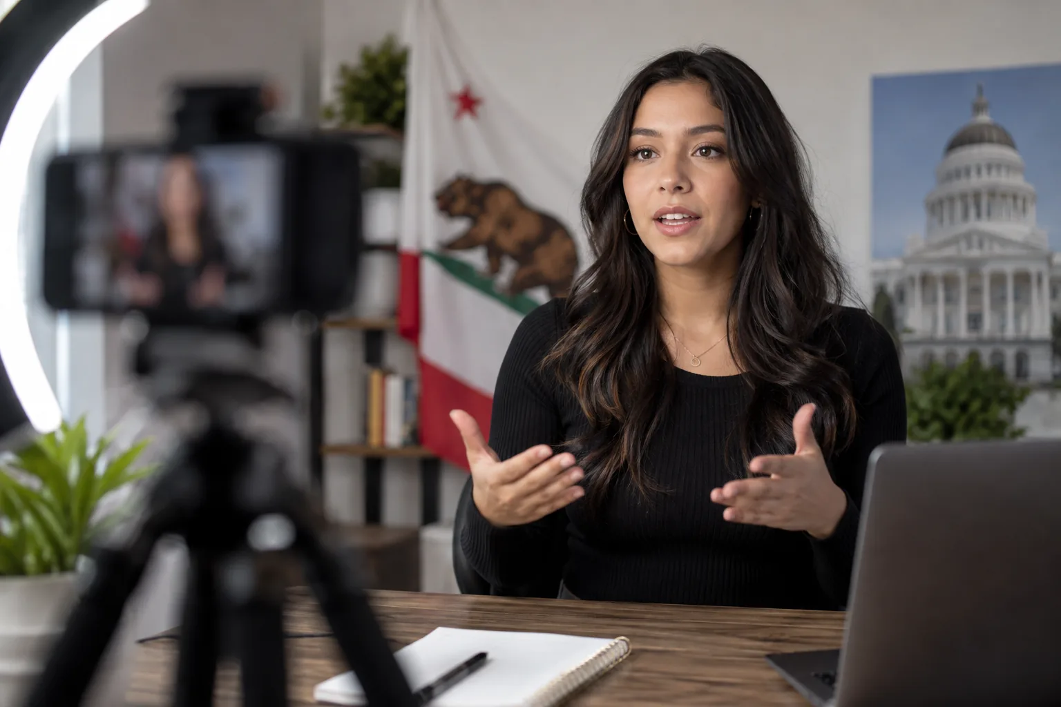 New California law will penalize influencers who don’t disclose political ads 배경과 파장을 설명하는 이미지