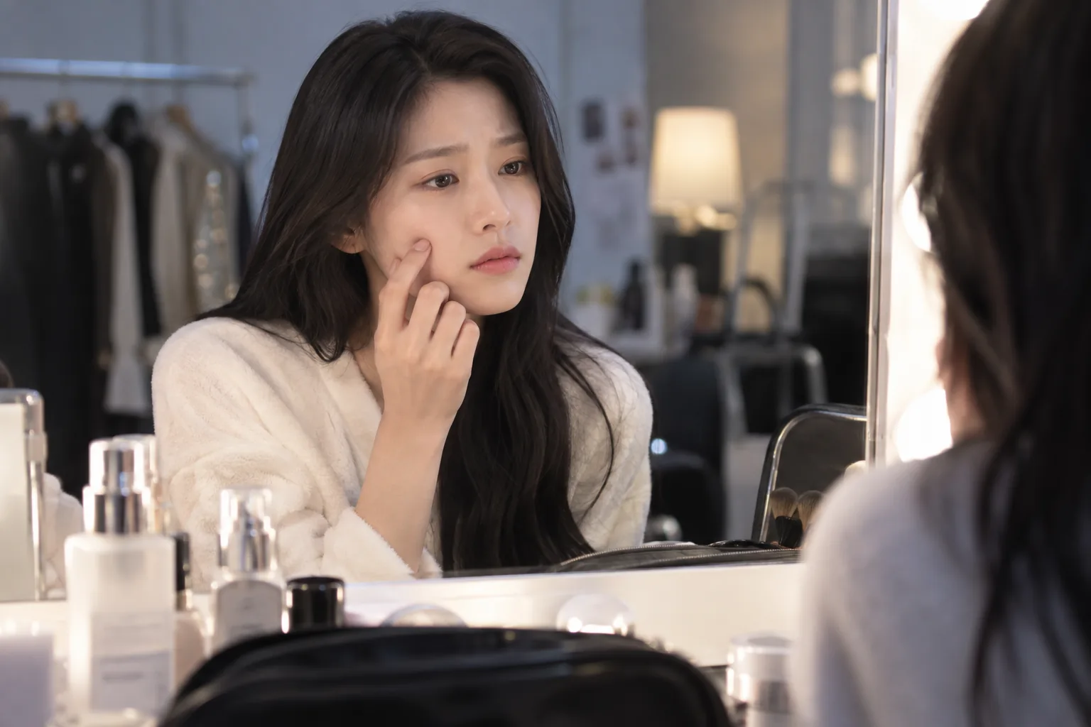 설현 “촬영 전날 잠 못 자고 긴장…꼭 피부 트러블 생겨” 핵심 내용을 시각화한 이미지