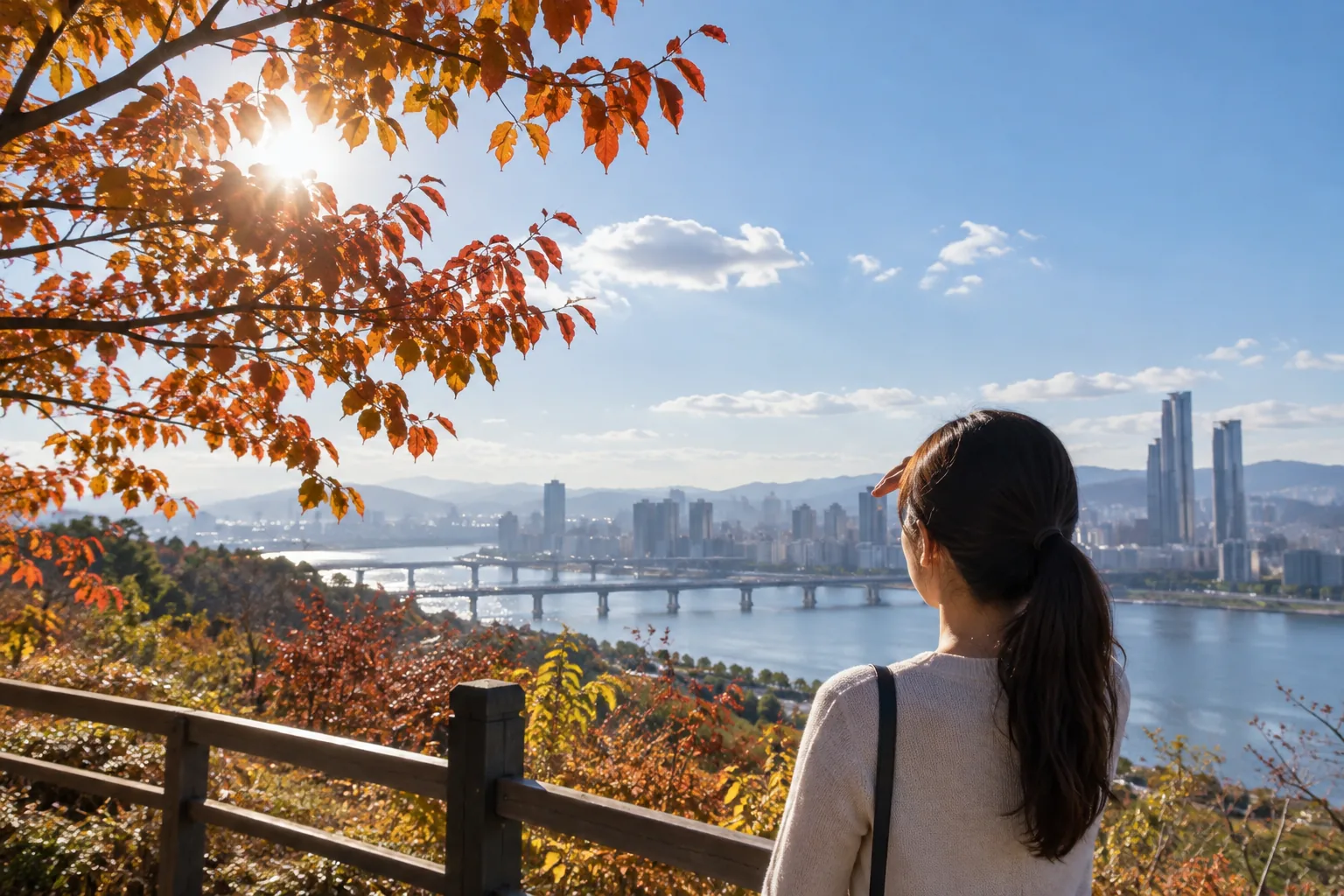 "아침은 가을, 낮엔 30도"…월요일 전국 맑고 일교차 커 [날씨] 핵심 내용을 시각화한 이미지
