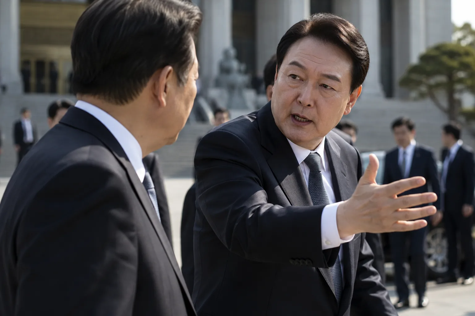 "'대통령 친구'의 거친 태도, 개혁·통합에 장애물" 배경과 파장을 설명하는 이미지