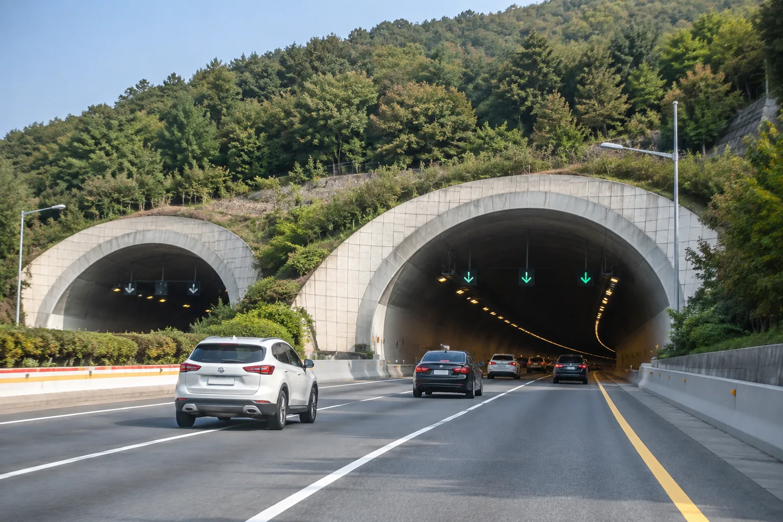인천 원적산·만월산터널, 추석연휴 나흘간 통행료 면제 핵심 내용을 시각화한 이미지