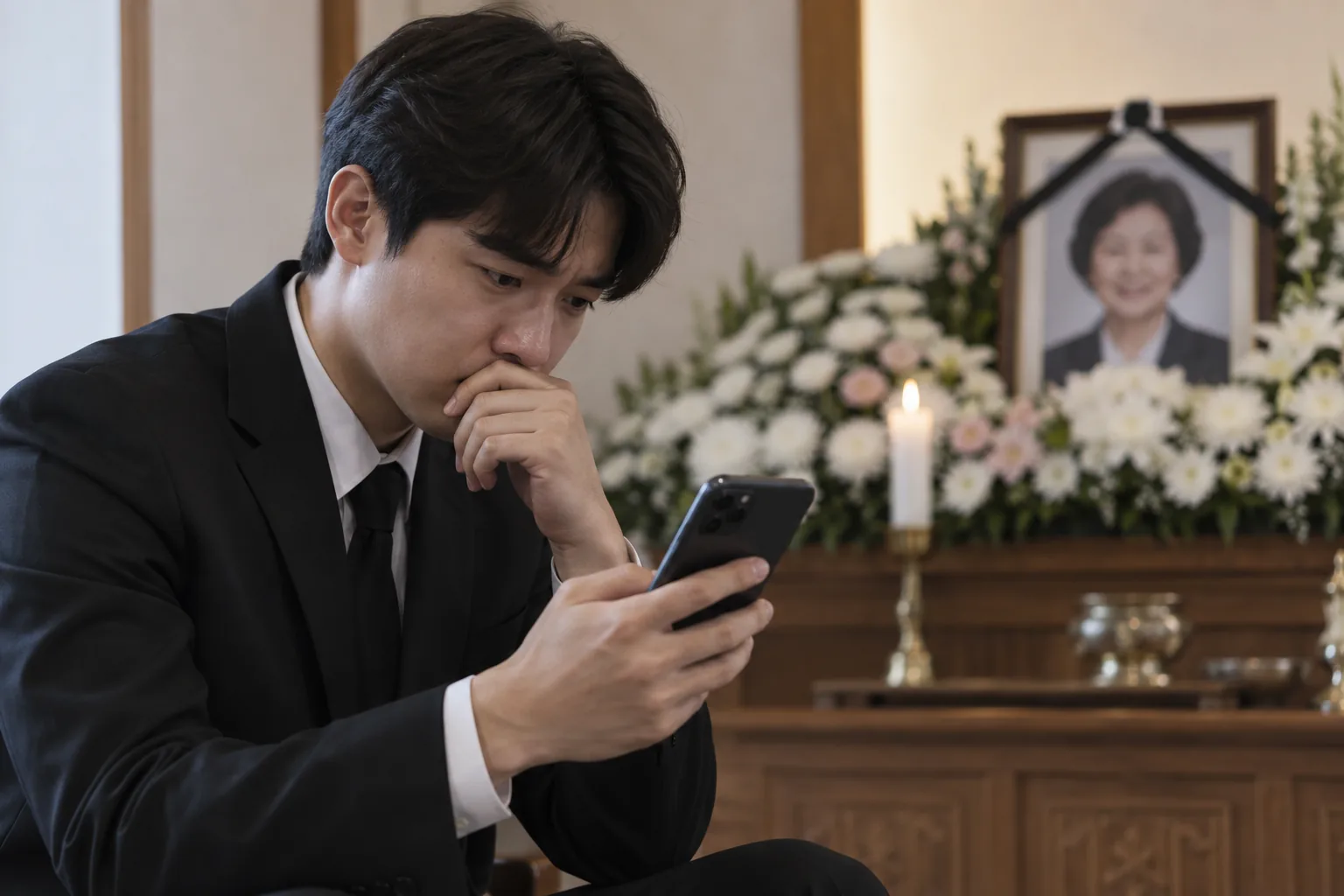 엄마 장례 날짜는 언제가 좋을까?...AI 챗봇에 물은 막내 아들, 고소장 날렸다 핵심 내용을 시각화한 이미지