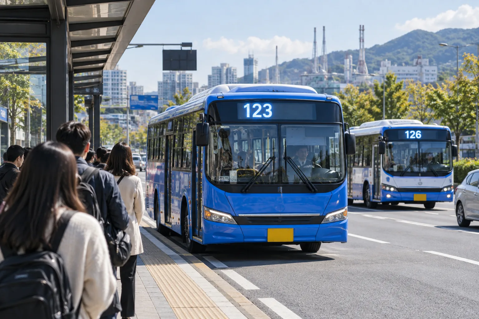 123번 부활·126번 증차…울산시, 10월 버스노선 1차 개편 핵심 내용을 시각화한 이미지