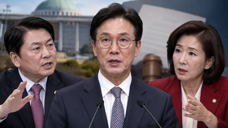 김민석, 개헌추진단 띄우자 안철수 "개꿈 깨라", 나경원 "코너 몰리니 국면 전환용" 관련 정치 뉴스 대표 이미지