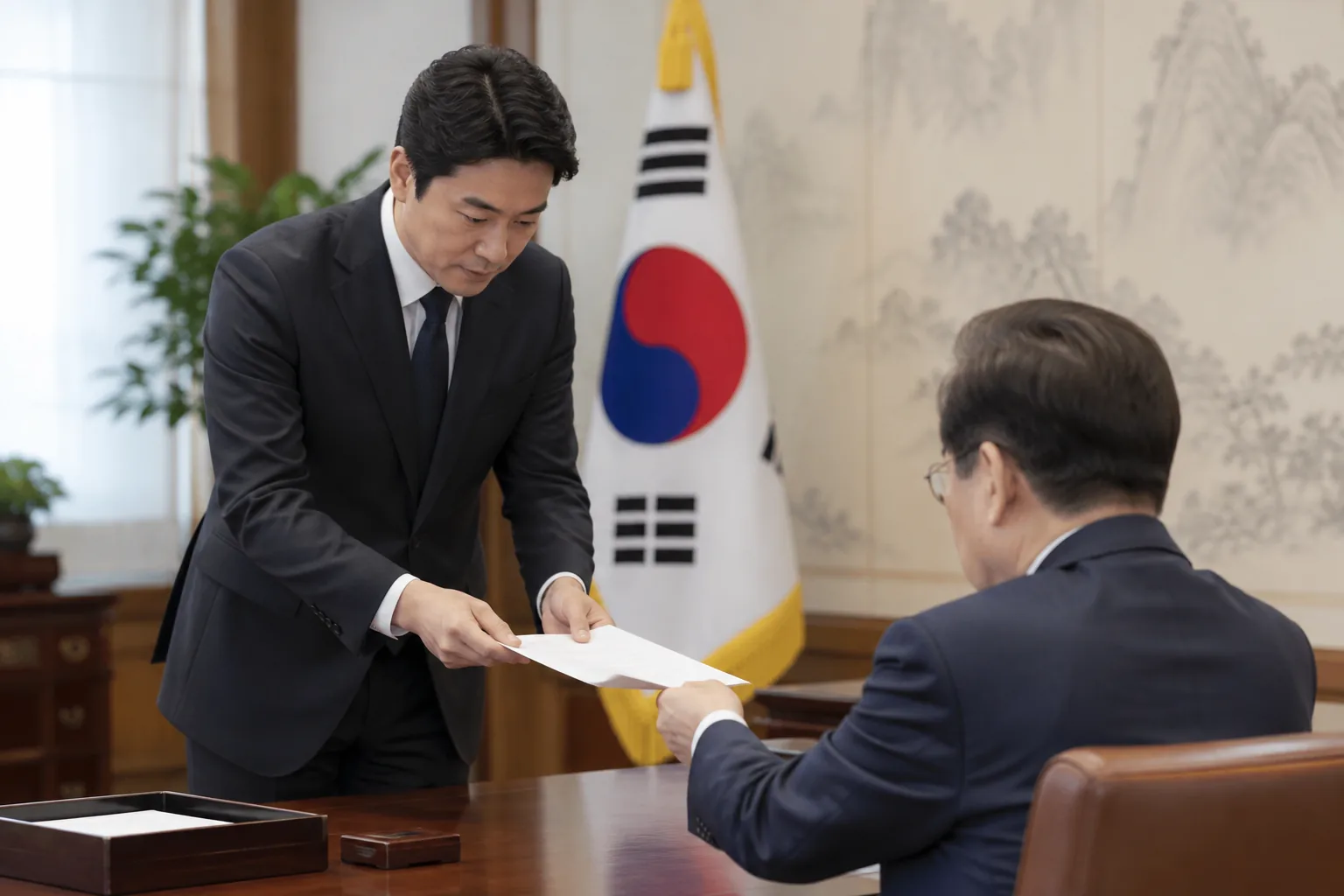 강훈식, 이 대통령에게 사의 표명..."인사 등 종합적 책임 차원" 배경과 파장을 설명하는 이미지