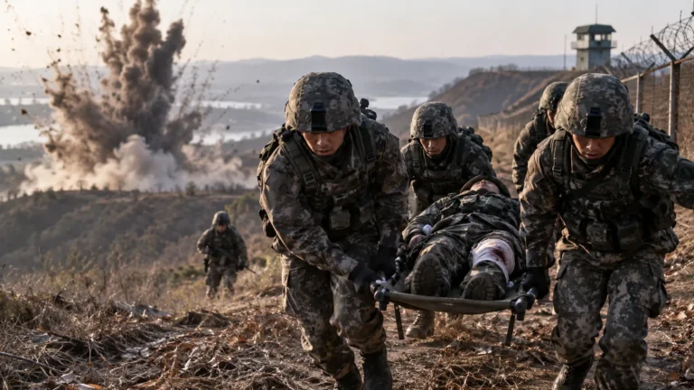 '지뢰 폭발' 장병 3명 부상…북한군 지뢰 가능성 관련 정치 뉴스 대표 이미지
