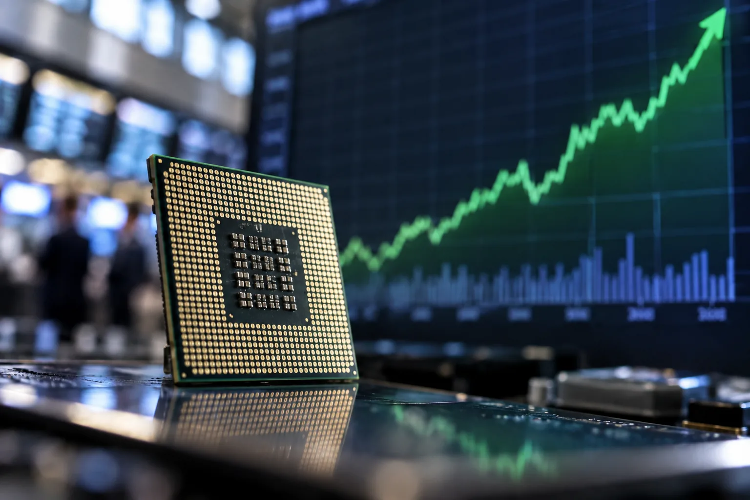 엔비디아 경쟁사 AMD, 시총 1조달러 첫 돌파…美반도체사 4번째 핵심 내용을 시각화한 이미지