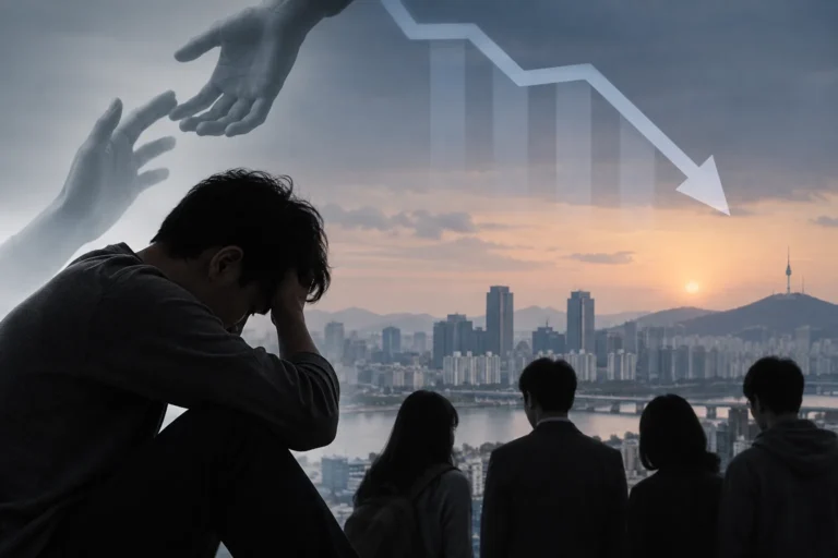 작년 韓 자살률 4.7% 하락에도 OECD 최고…10~40대 사망 원인 1위 관련 경제 뉴스 대표 이미지