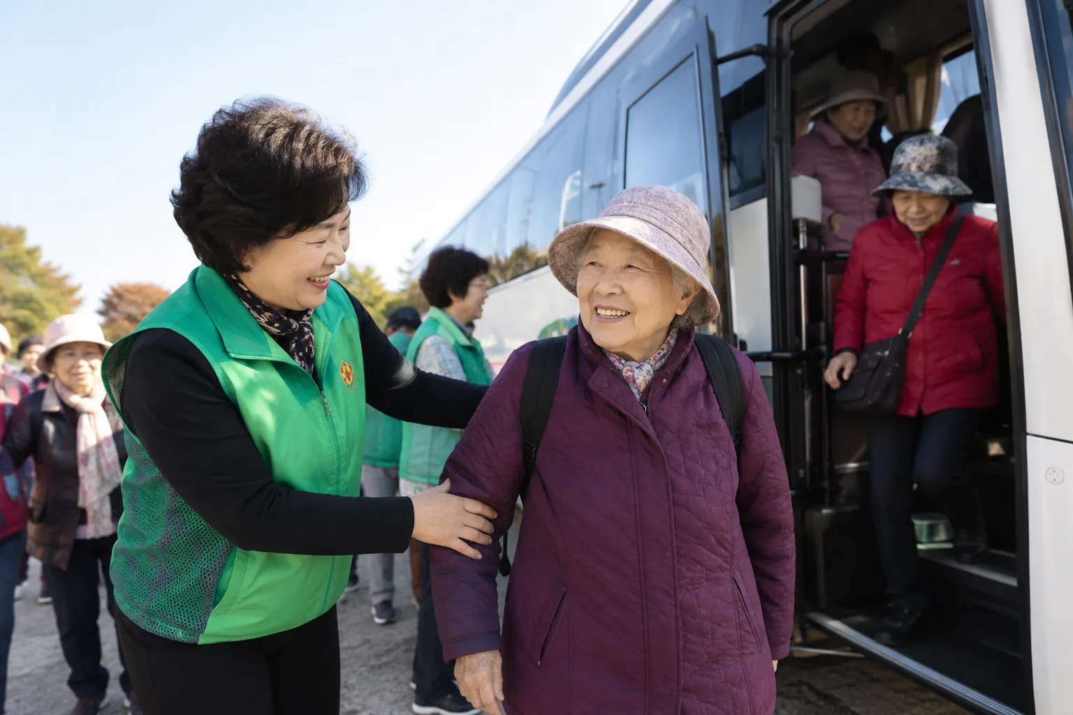 평택시 신장1동 새마을부녀회, '2026년 어르신 힐링 여행' 추진 - 경기탑뉴스 핵심 내용을 시각화한 이미지