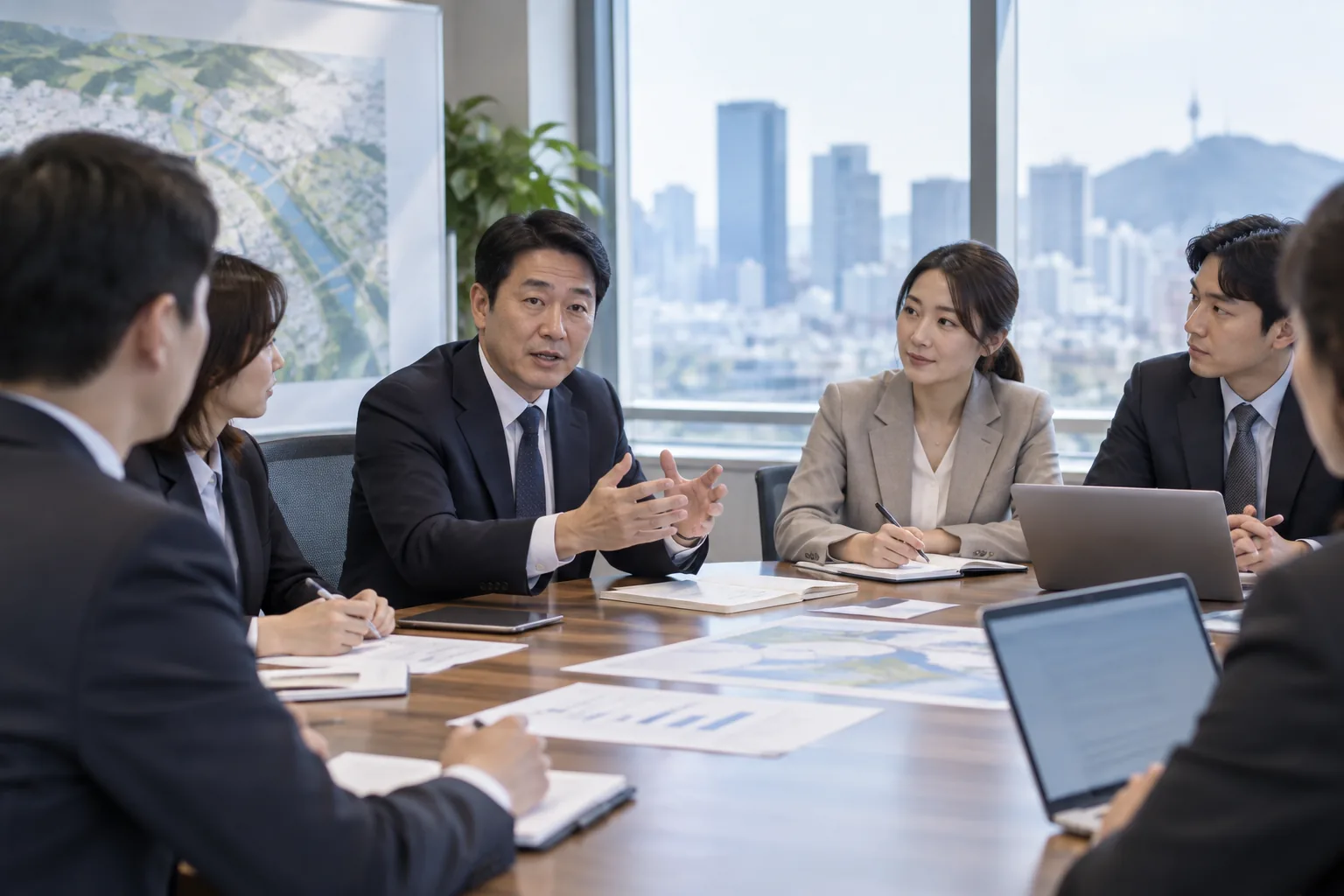 메가특구 사회적 대화 본격화…주 1∼2회 실무협의체 개최 핵심 내용을 시각화한 이미지