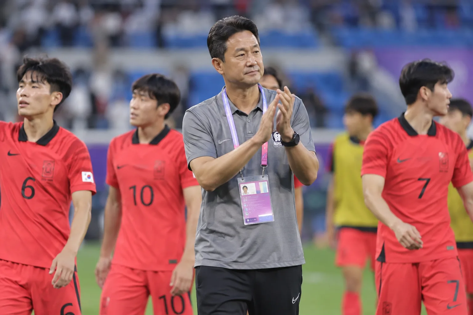[아시안게임] 조 1위 지키고 '가시밭길' 피한 이민성 "이제부터는 결과" 핵심 내용을 시각화한 이미지